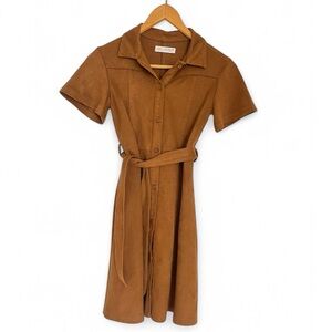 ZARA Faux Suede Kids Dress